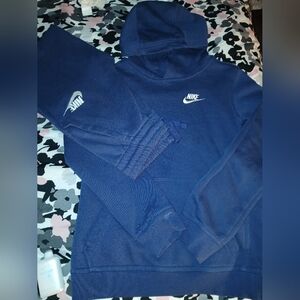 Nike Kids Navy Jogger Set with White Logo